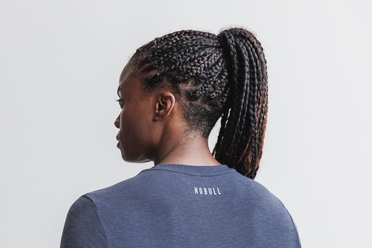 T-Shirt Nobull Crossfit® Femme Bleu Marine | SM8246957