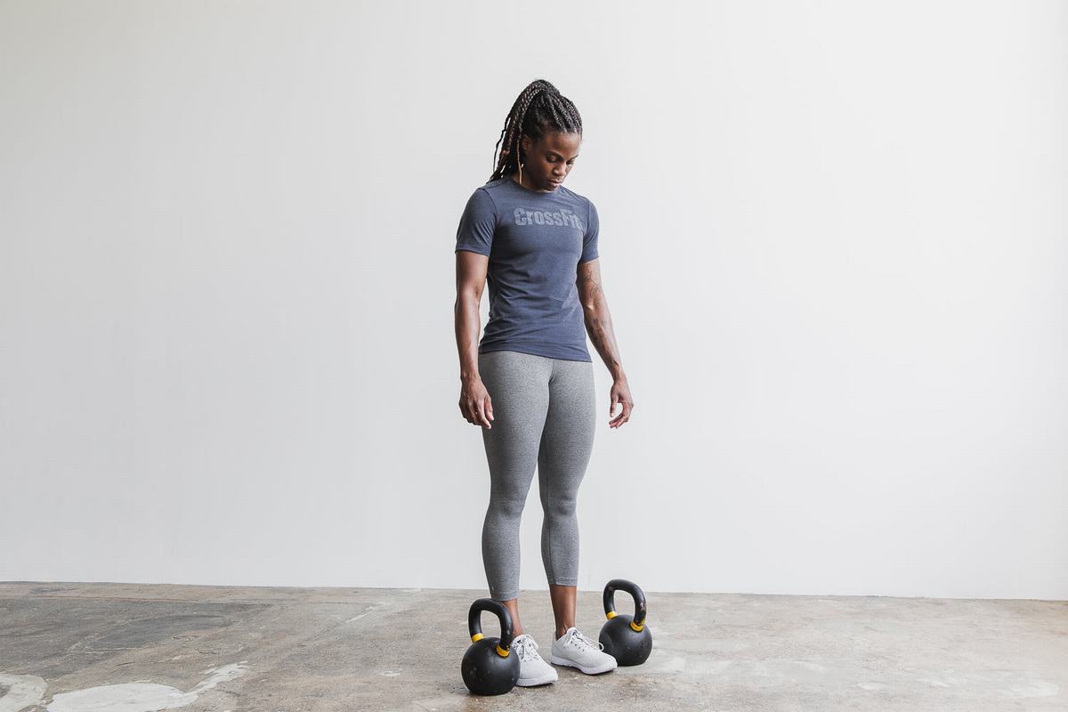 T-Shirt Nobull Crossfit® Femme Bleu Marine | SM8246957