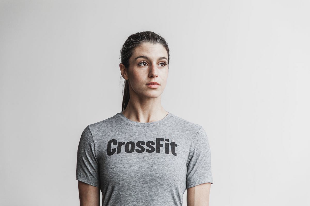 T-Shirt Nobull Crossfit® Femme Grise | RJ9618523