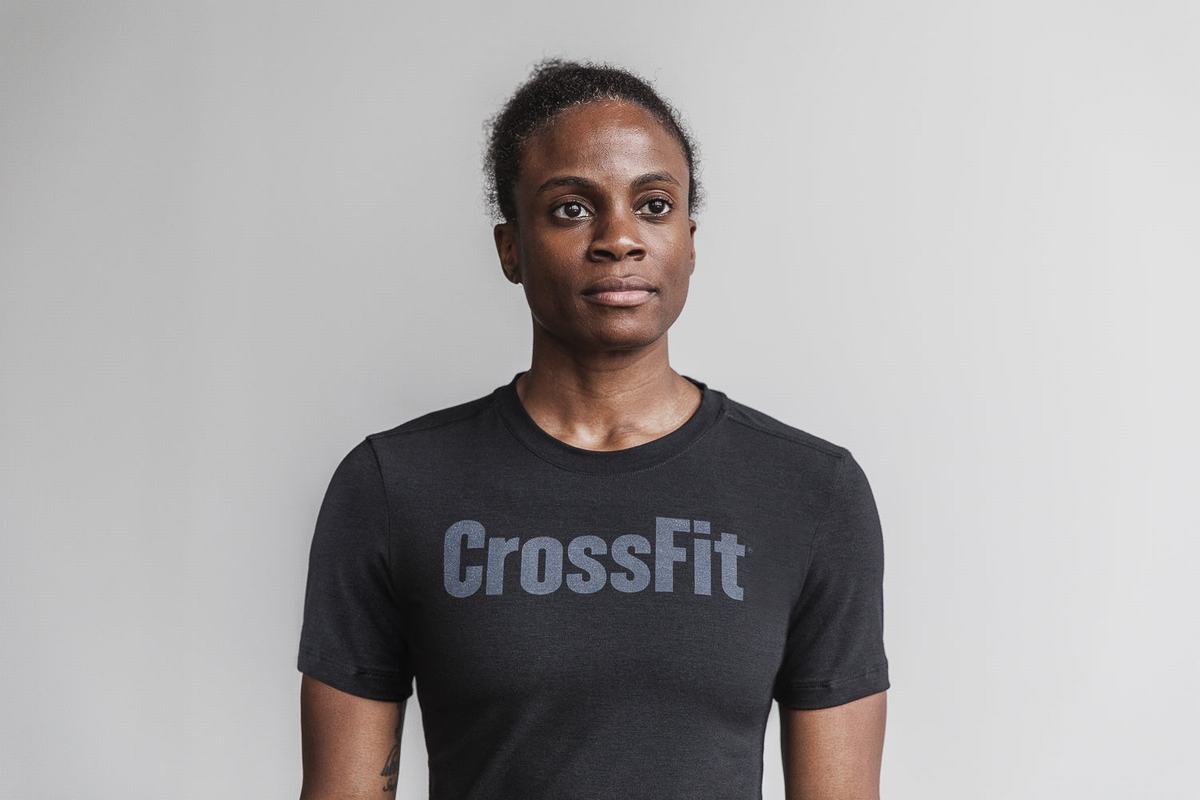 T-Shirt Nobull Crossfit® Femme Noir | QB8457169