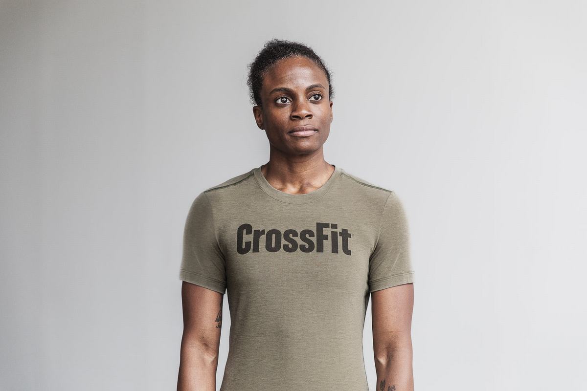 T-Shirt Nobull Crossfit® Femme Vert | OW0719246