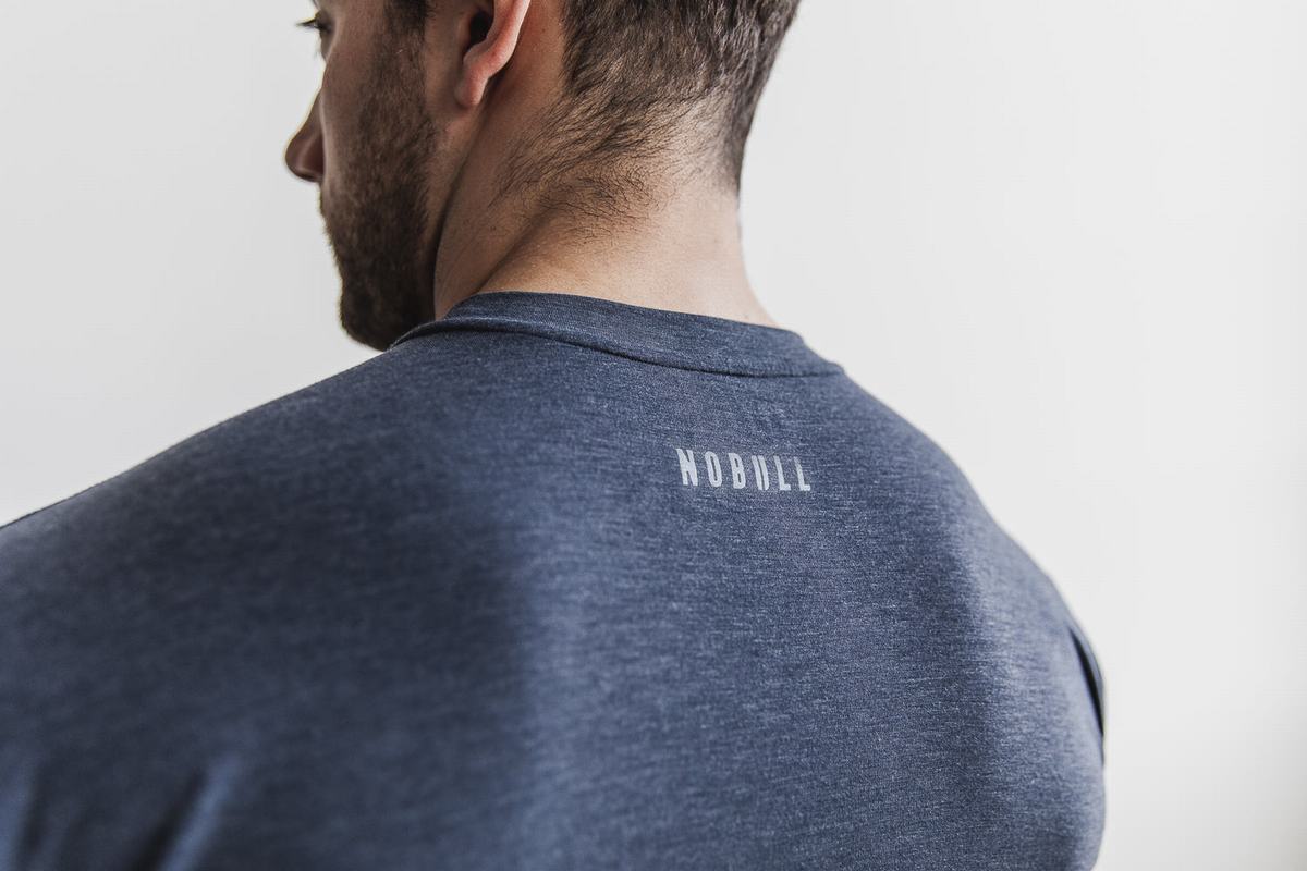 T-Shirt Nobull Crossfit® Homme Bleu Marine | QB0548126