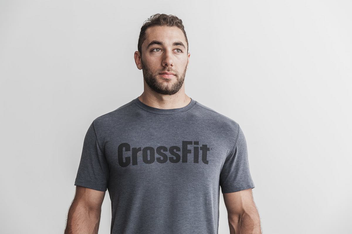 T-Shirt Nobull Crossfit® Homme Grise Foncé | ZH6129485