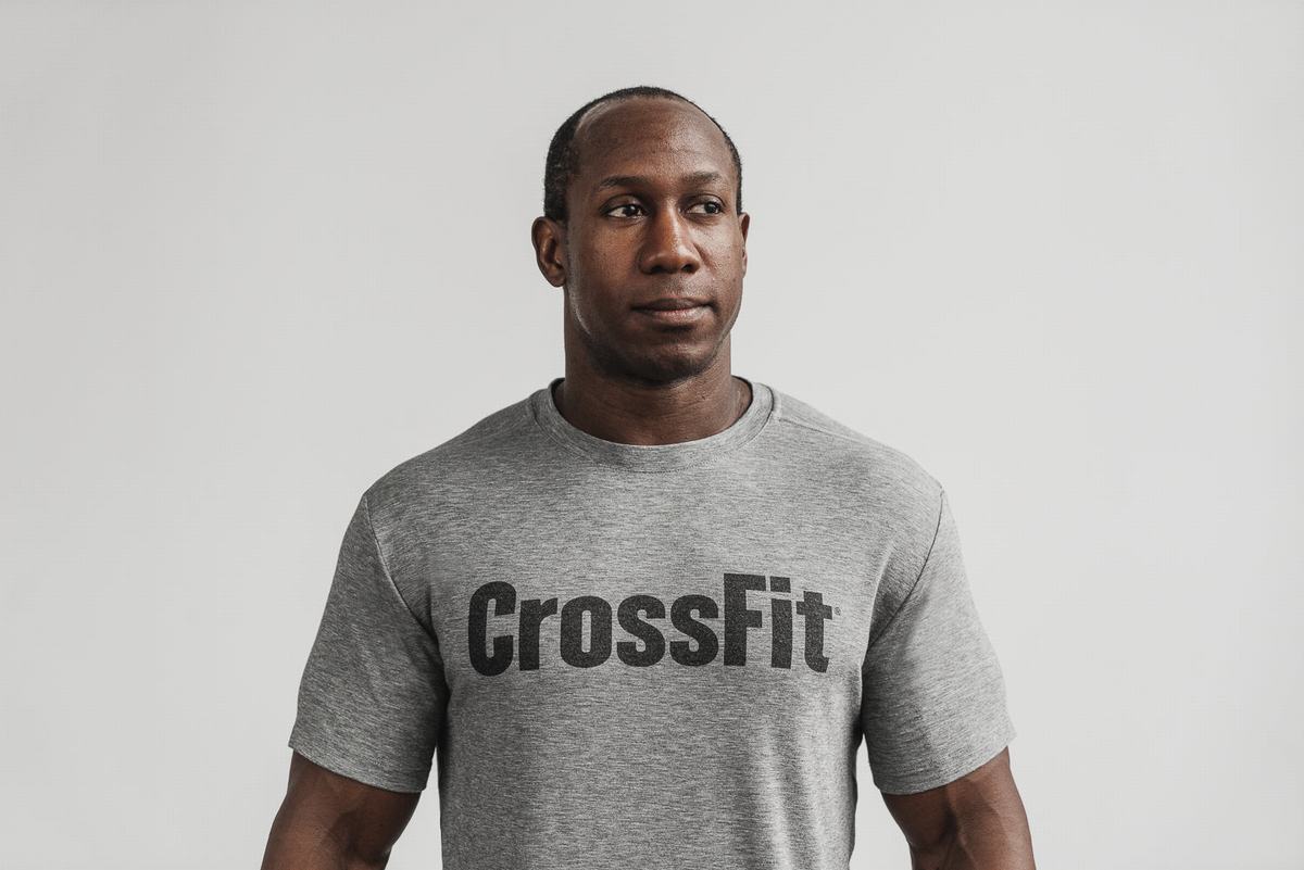 T-Shirt Nobull Crossfit® Homme Grise | KX7630495