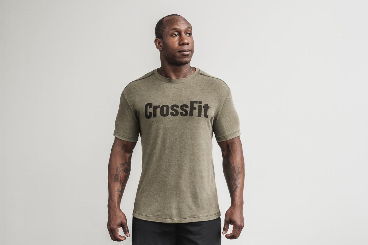 T-Shirt Nobull Crossfit® Homme Vert | MF7981502