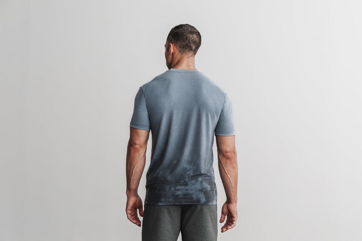 T-Shirt Nobull Dip-Dye Homme Bleu | NQ5610732