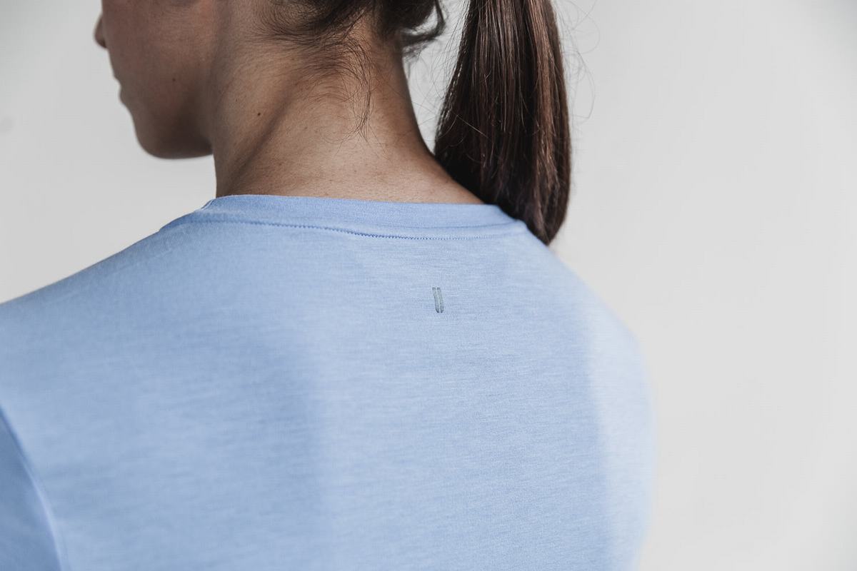 T-Shirt Nobull Femme Bleu | PG6041823