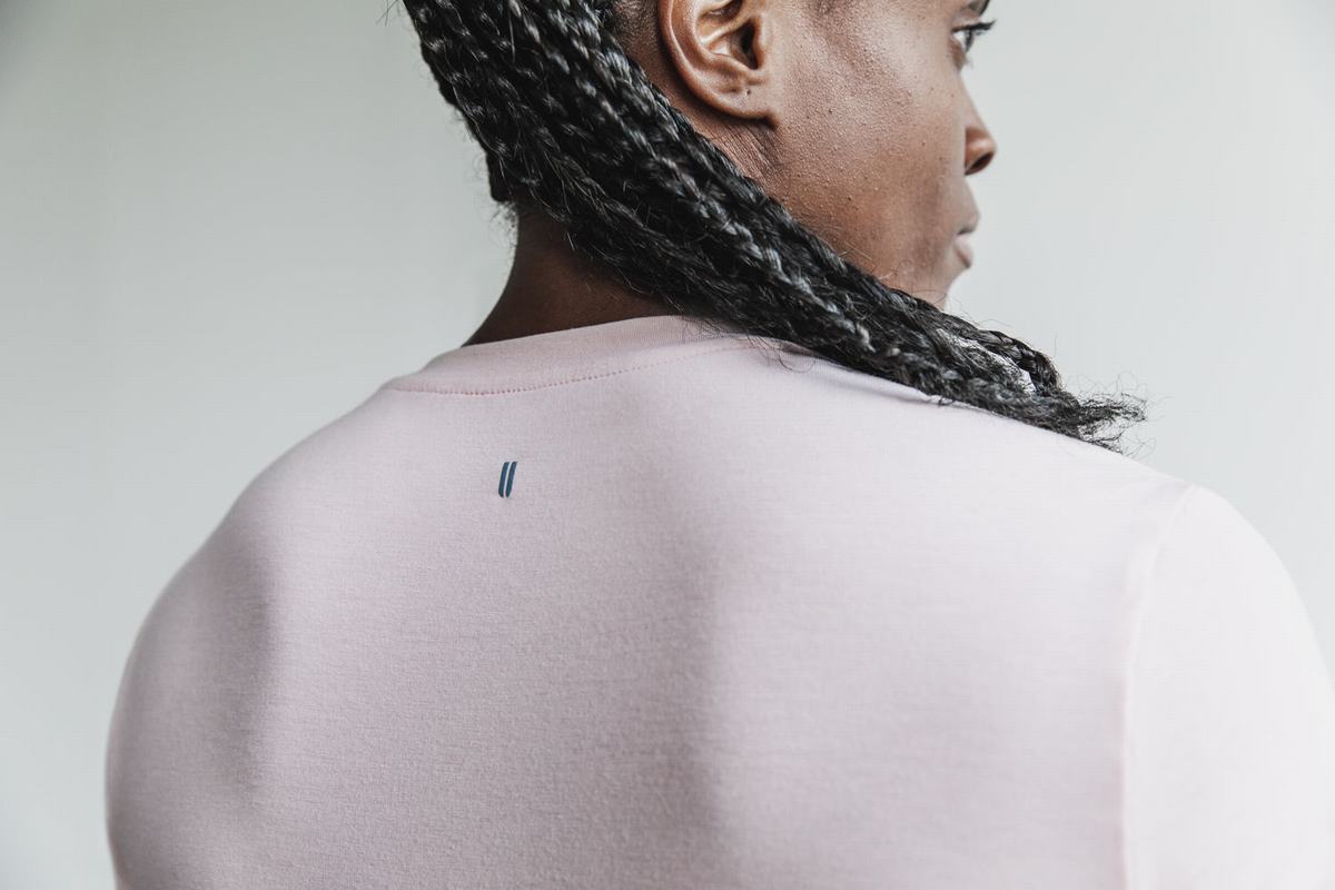 T-Shirt Nobull Femme Rose | QF7463910
