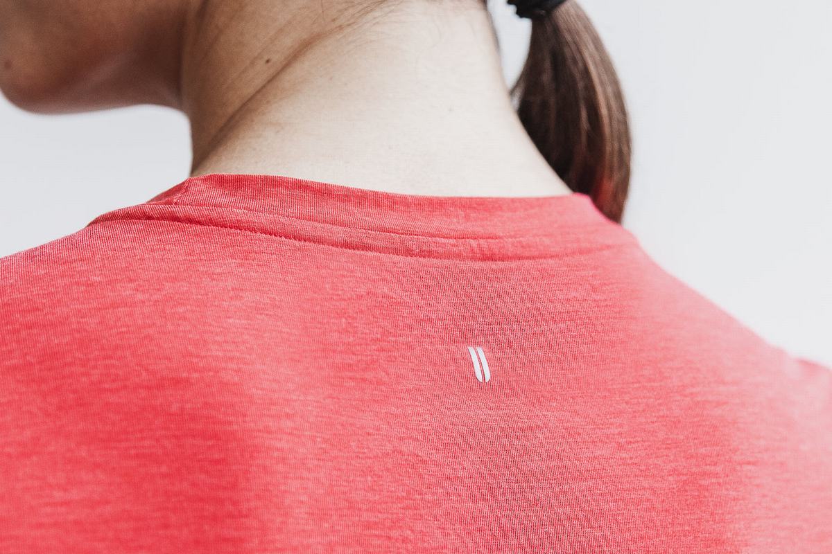 T-Shirt Nobull Femme Rouge | GN2103897
