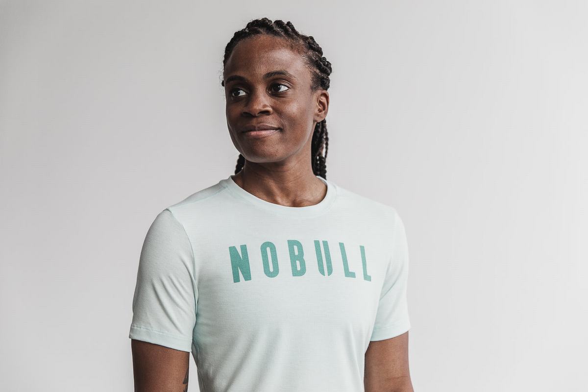 T-Shirt Nobull Femme Vert | NL4021658