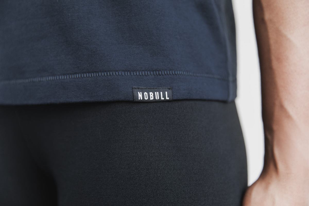 T-Shirt Nobull Heavyweight Sans Manches Femme Bleu Marine | KC7451098
