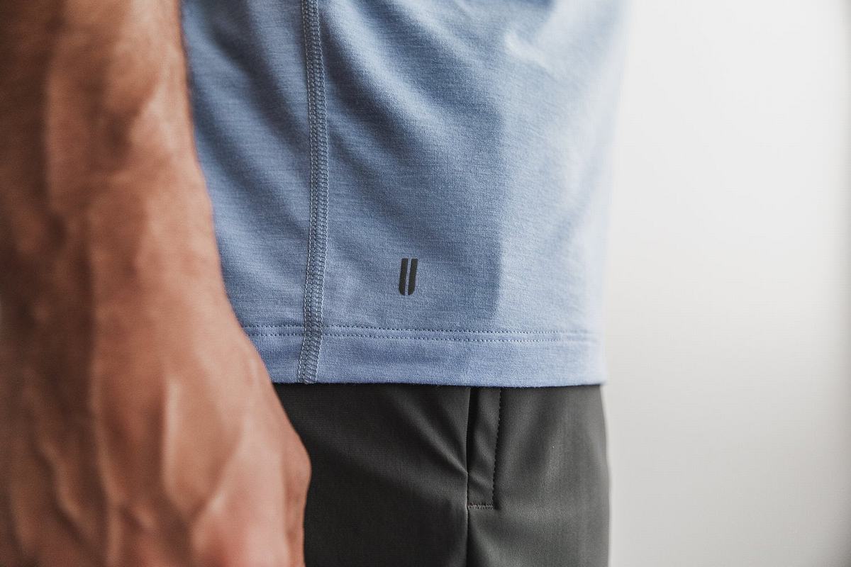 T-Shirt Nobull Homme Bleu | PI8349721