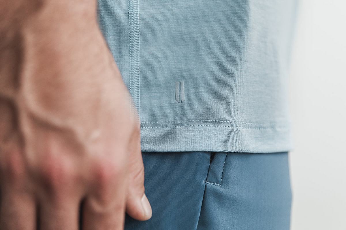 T-Shirt Nobull Homme Bleu | YH2517360