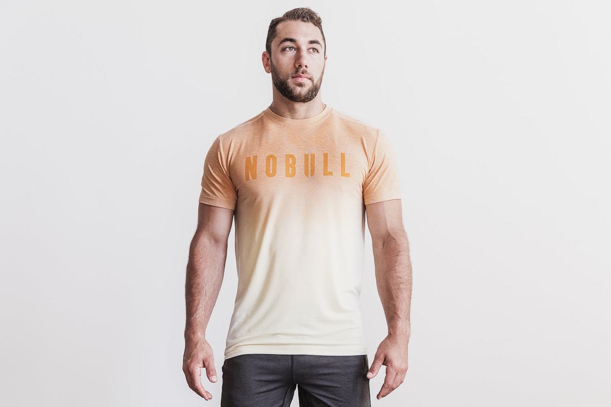 T-Shirt Nobull Homme Jaune | EP5907481