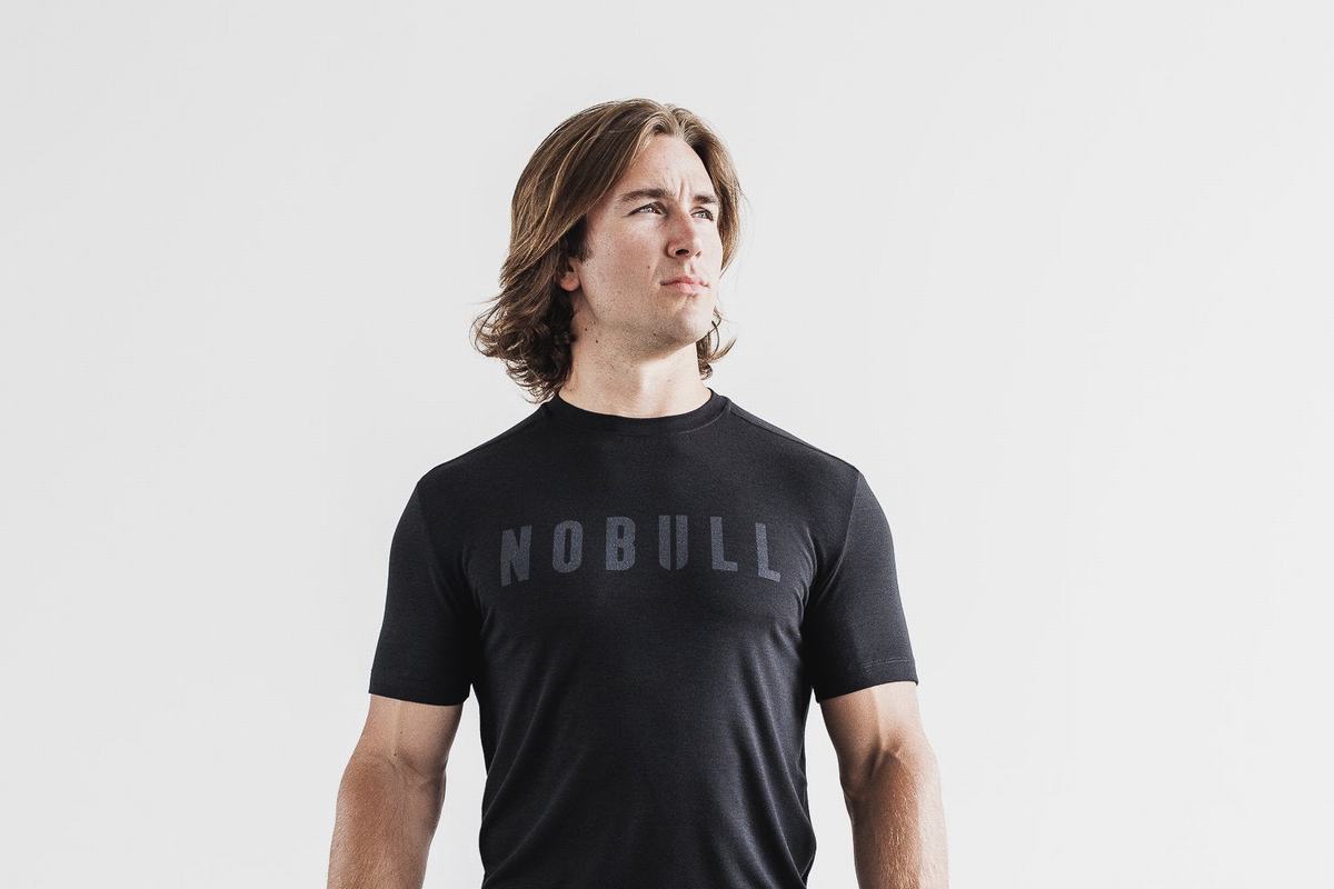 T-Shirt Nobull Homme Noir | SV3521849