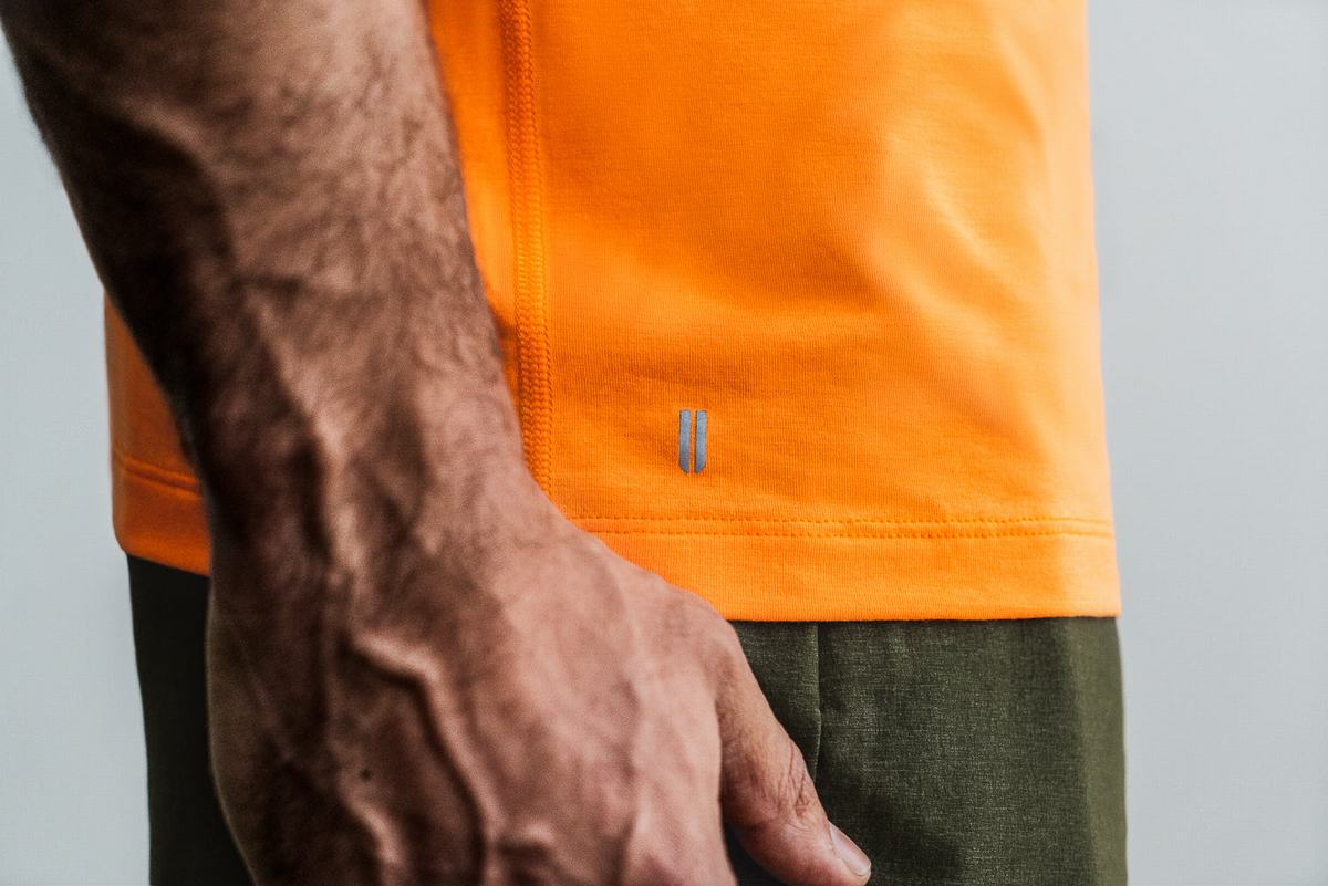T-Shirt Nobull Homme Orange | FR3812479