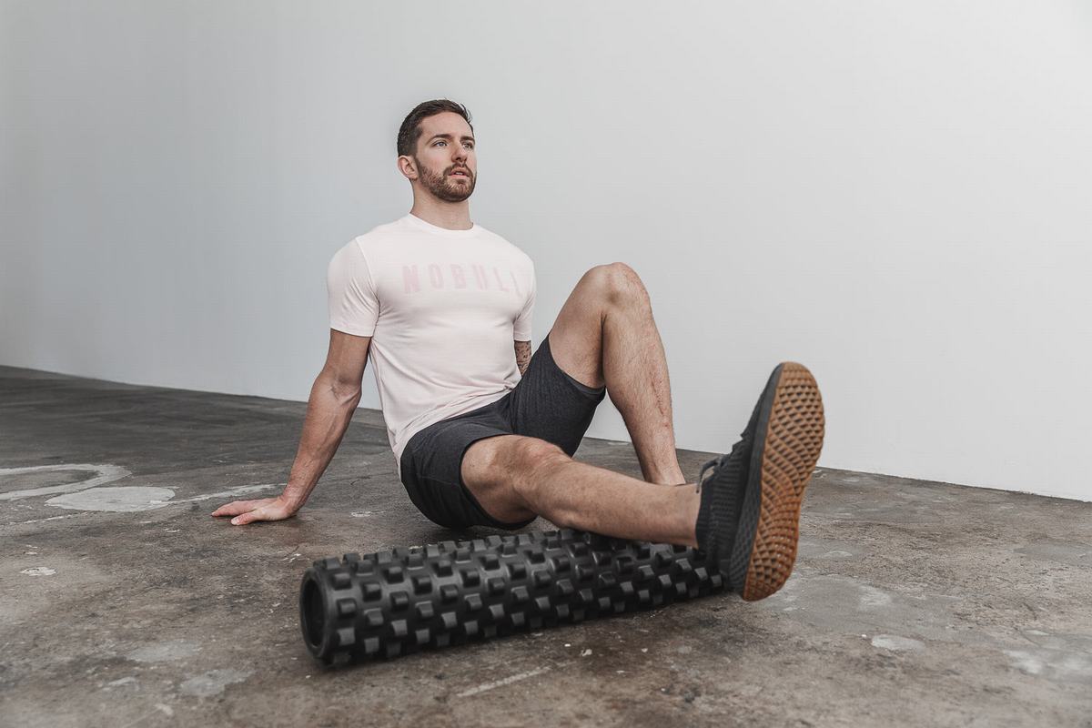 T-Shirt Nobull Homme Rose | UW9802417