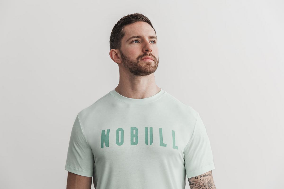 T-Shirt Nobull Homme Vert | IY8971256
