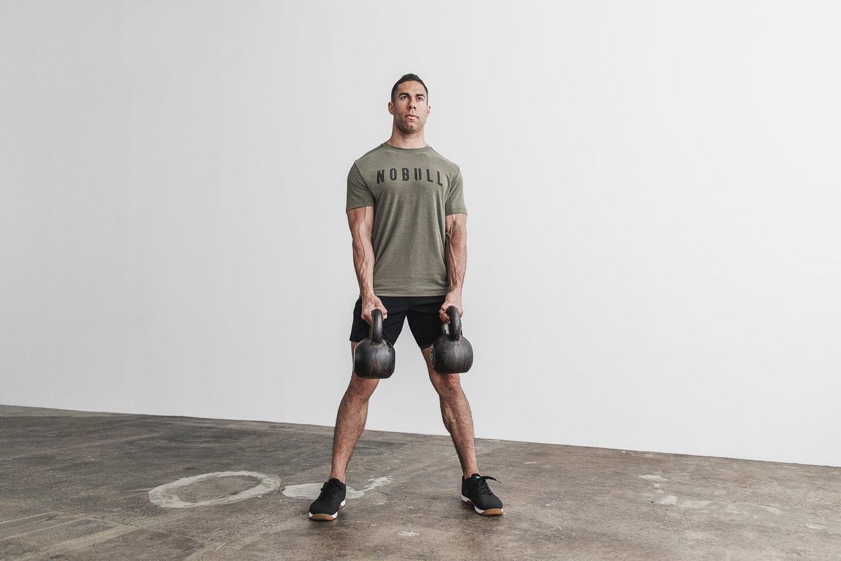 T-Shirt Nobull Homme Vert | JM3781254