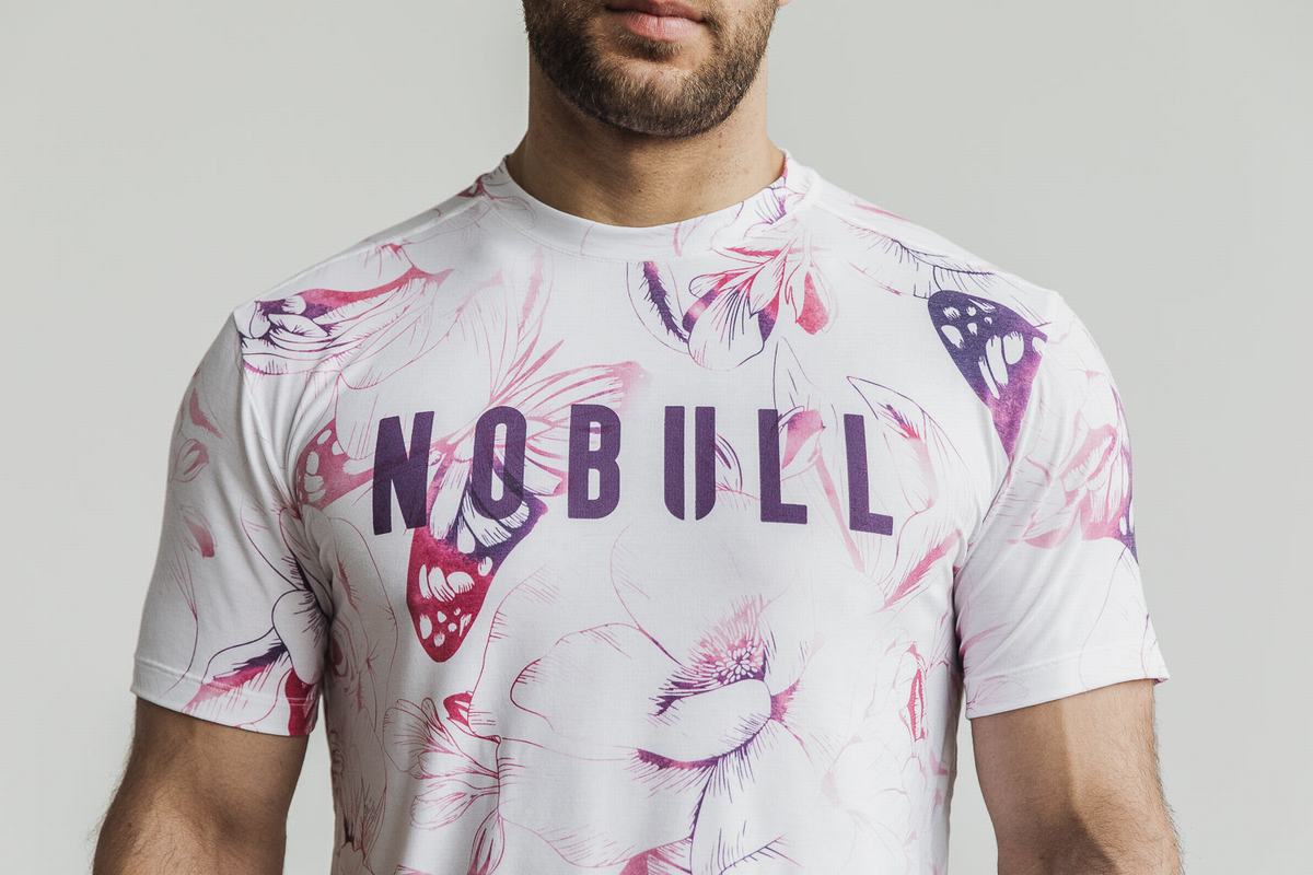 T-Shirt Nobull Homme Violette | HX5940218