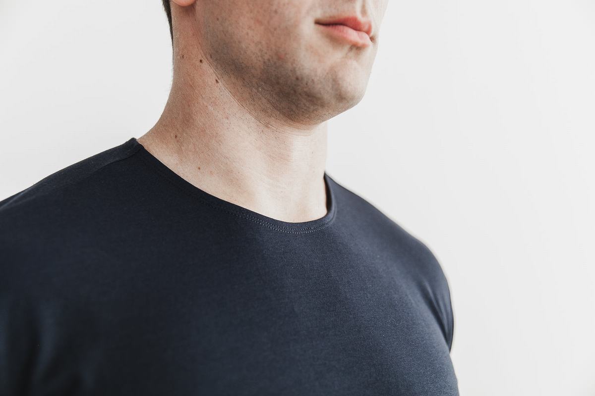 T-Shirt Nobull Lightweight Homme Bleu Marine | AX7105682