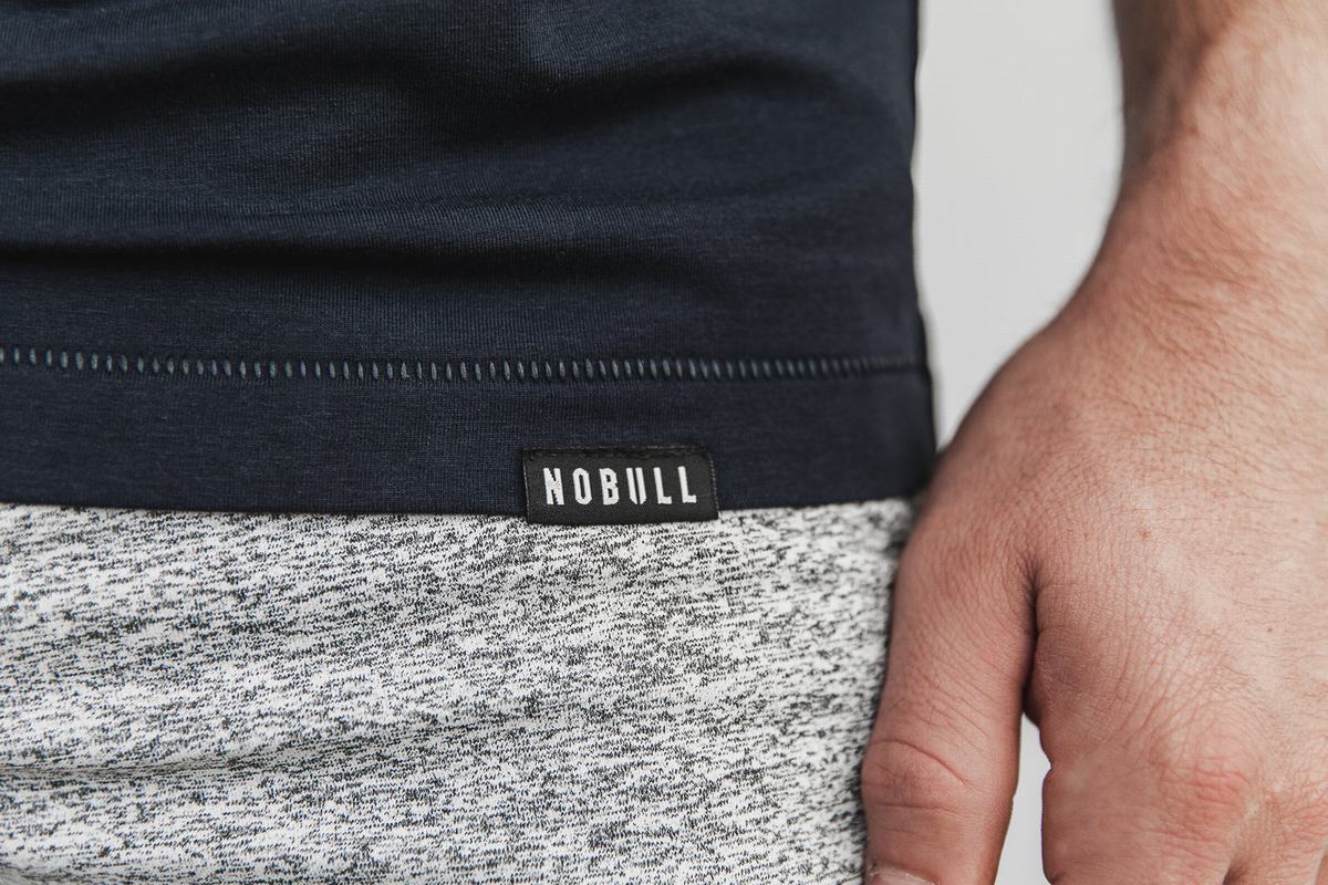 T-Shirt Nobull Lightweight Homme Bleu Marine | AX7105682