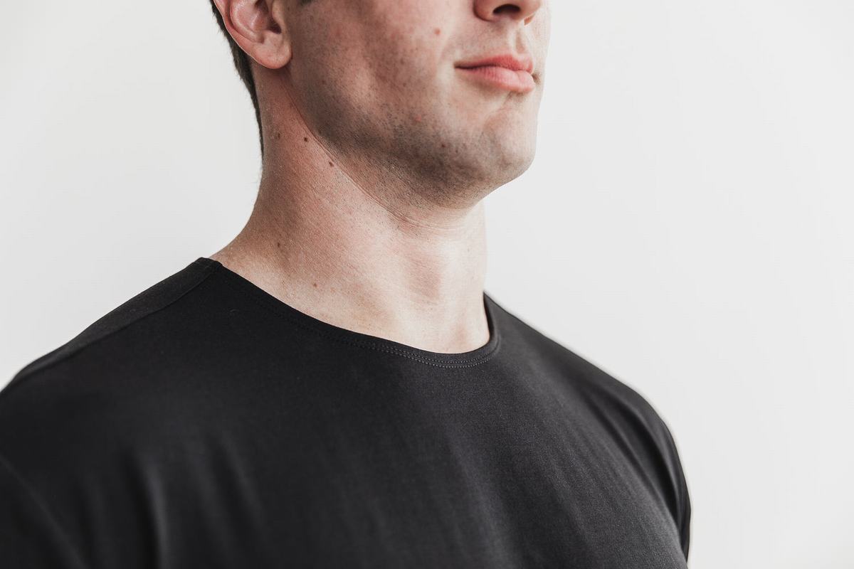 T-Shirt Nobull Lightweight Homme Noir | QO7618924