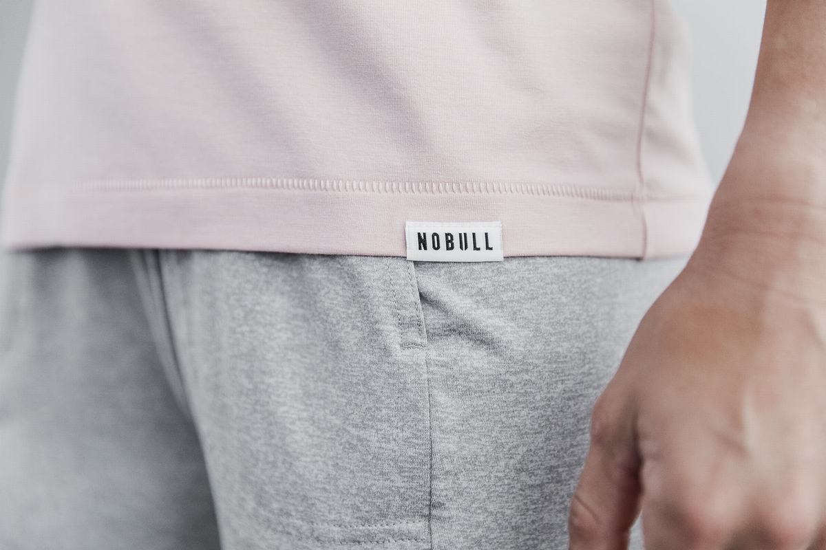 T-Shirt Nobull Lightweight Sans Manches Femme Rose | BT2896143