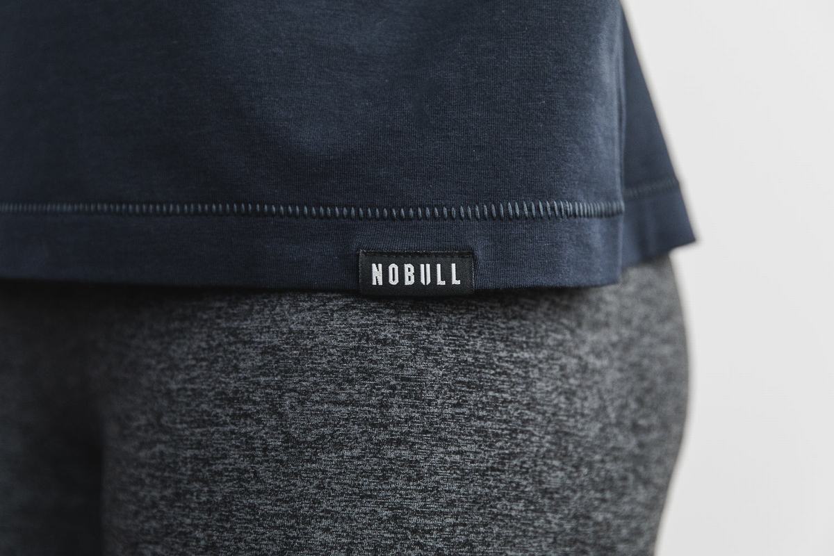 T-Shirt Nobull Lightweight Sans Manches Femme Bleu Marine | IG1029746