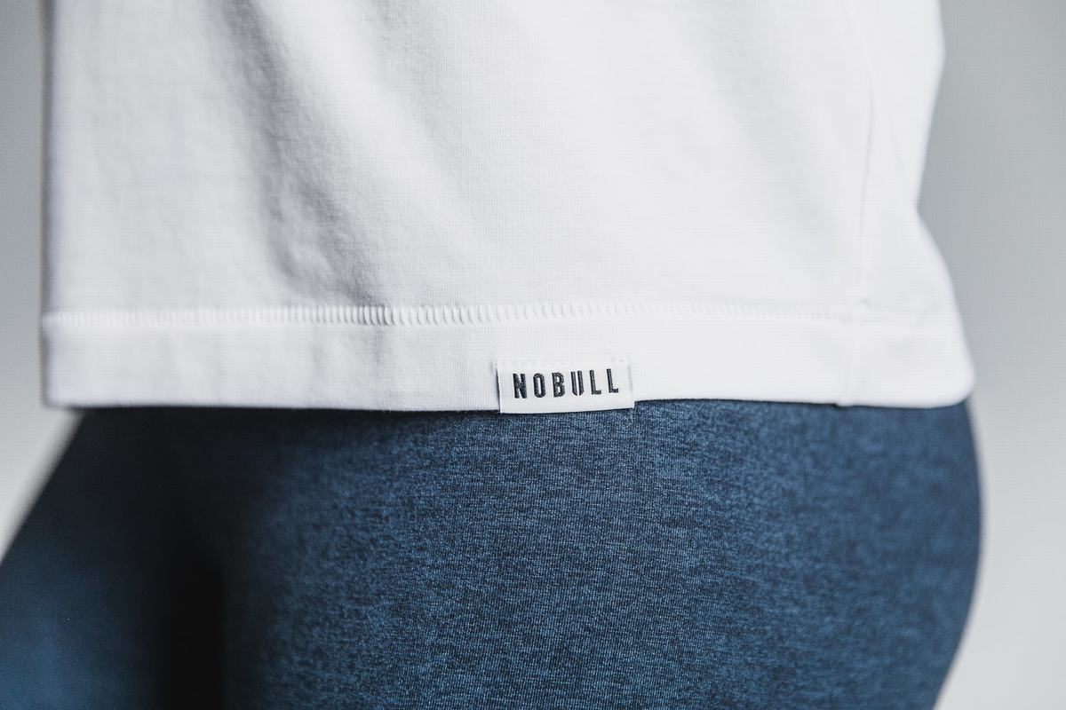 T-Shirt Nobull Lightweight Sans Manches Femme Blanche | ZS1763902