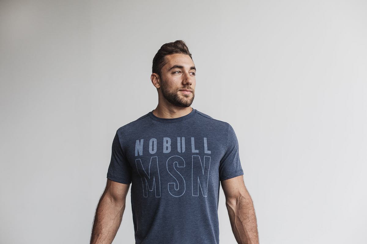 T-Shirt Nobull (Madison) Homme Bleu Marine | UD5172643