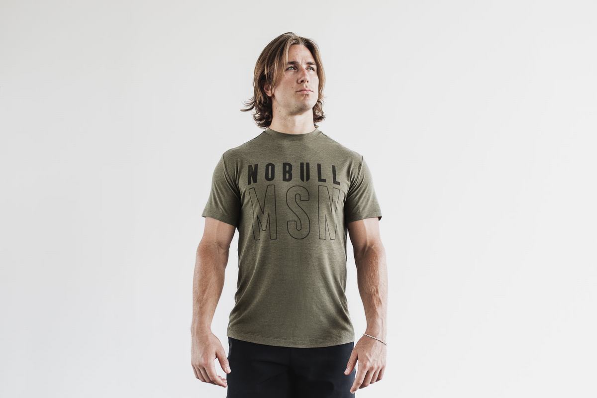 T-Shirt Nobull (Madison) Homme Vert | KX0537469