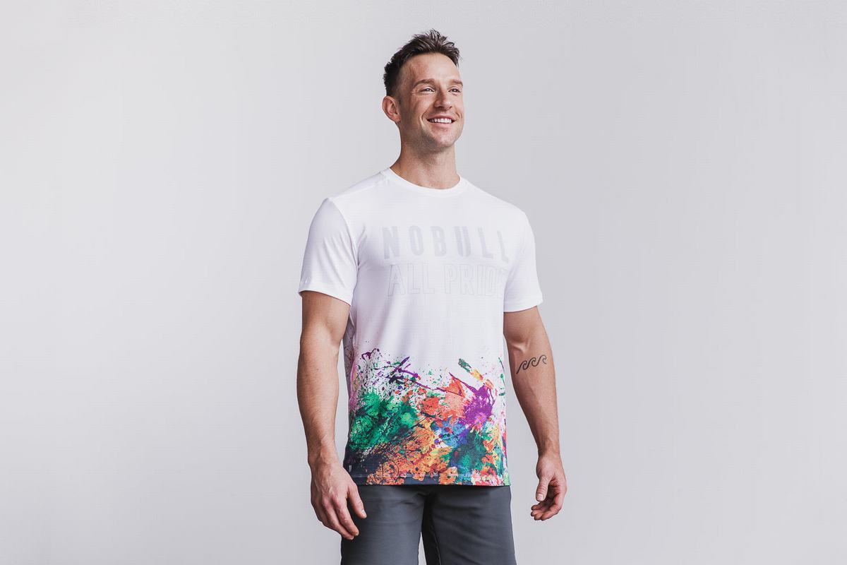 T-Shirt Nobull Pride Art Work Femme Multicolore | HJ6895172
