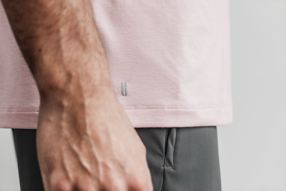 T-Shirt Nobull Sans Manches Homme Rose | LZ0931524