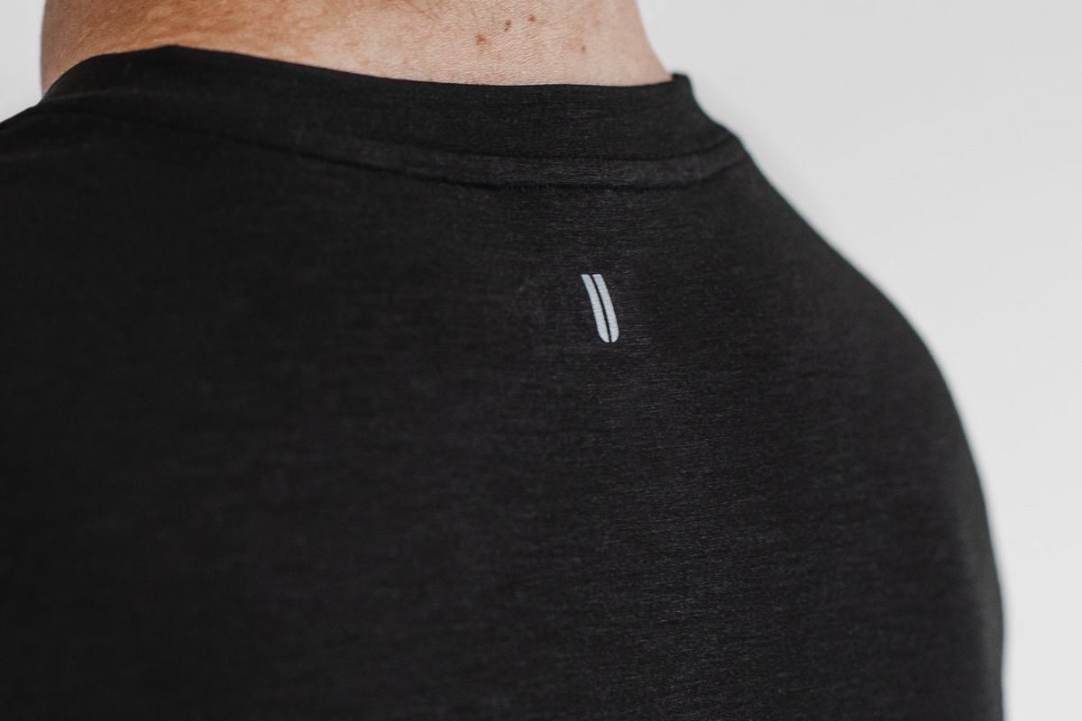 T-Shirt Nobull V-Neck Homme Noir | CI5463281
