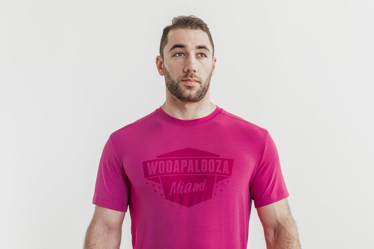 T-Shirt Nobull Wodapalooza Homme Rose | GJ5371048
