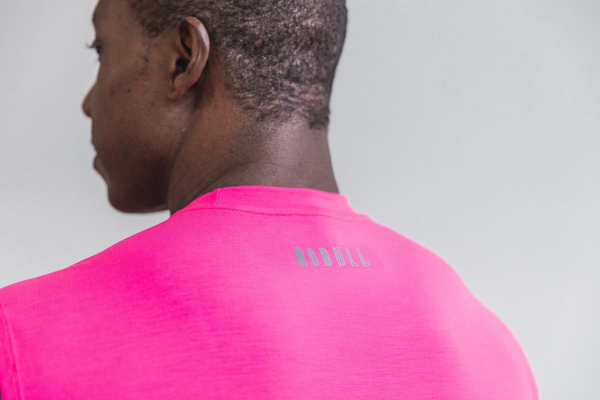 T-Shirt Nobull Wodapalooza Sans Manches Homme Rose | JS8174032