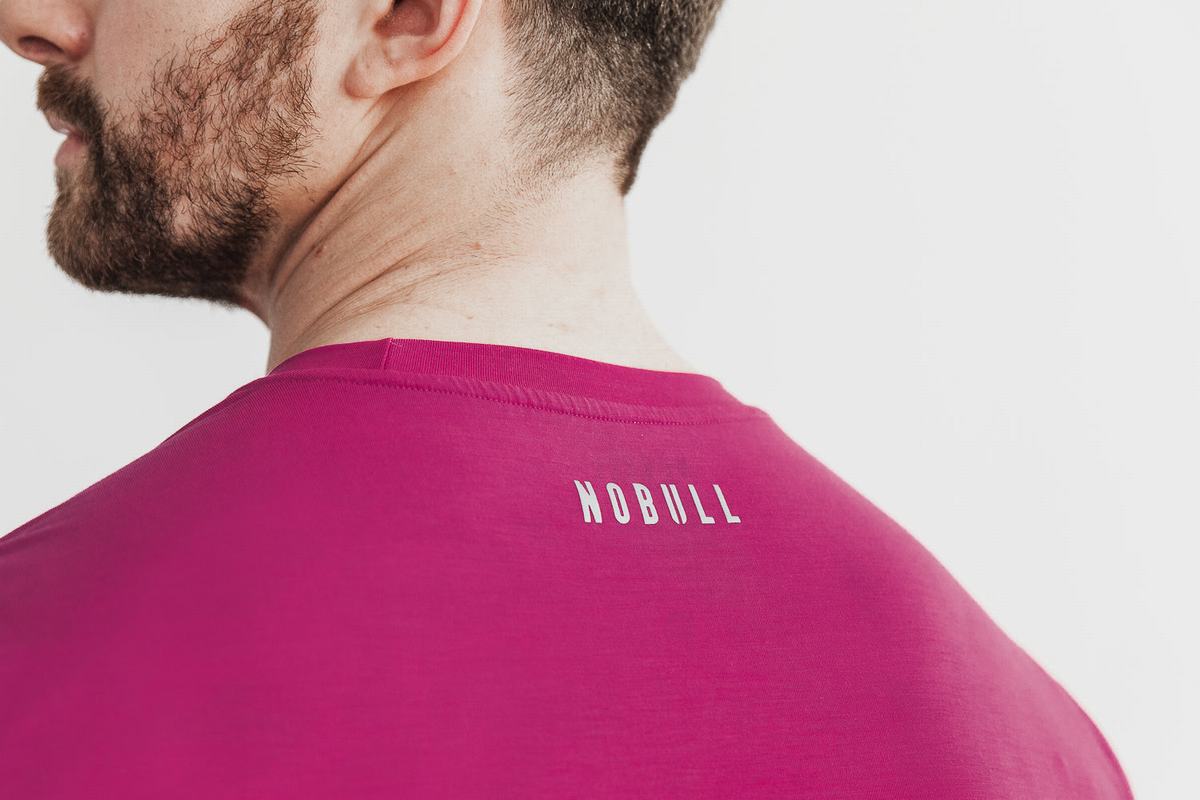 T-Shirt Nobull Wodapalooza Sans Manches Homme Rose | XJ4826037