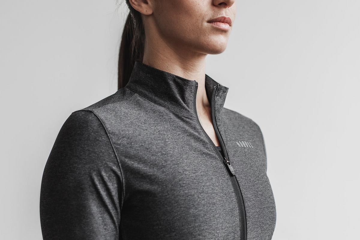 Veste Nobull 4-way Stretch Woven Femme Grise Foncé | RG2043965