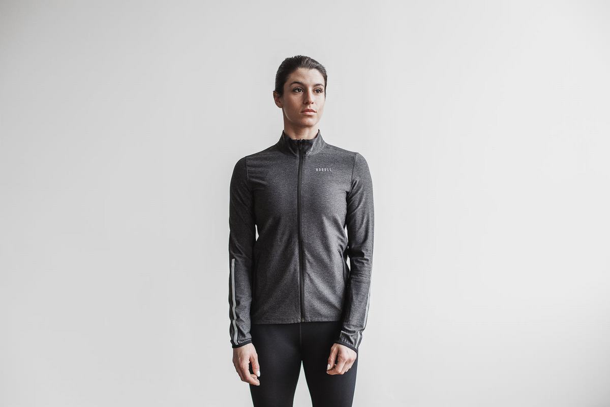 Veste Nobull 4-way Stretch Woven Femme Grise Foncé | RG2043965