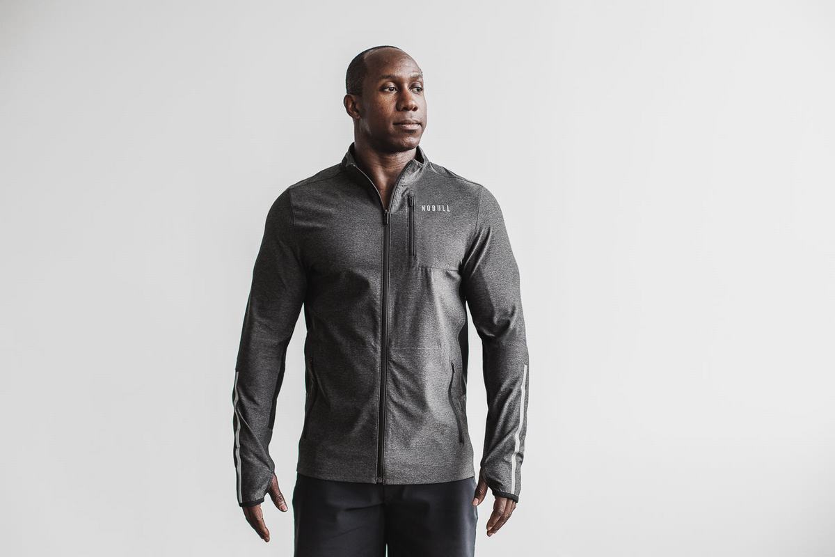 Veste Nobull 4-way Stretch Woven Homme Grise Foncé | SH5470263