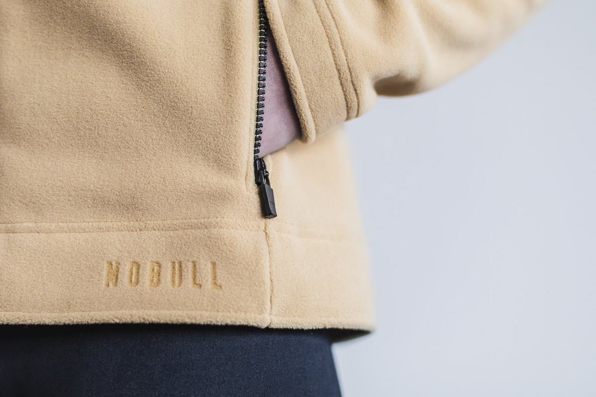 Veste Nobull Arctic Zip-up Femme Beige | HN3829140