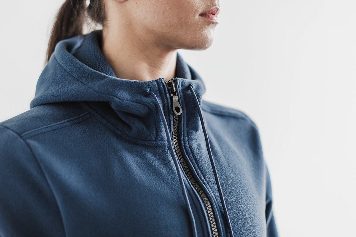 Veste Nobull Arctic Zip-up Femme Grise Bleu | PD3492568