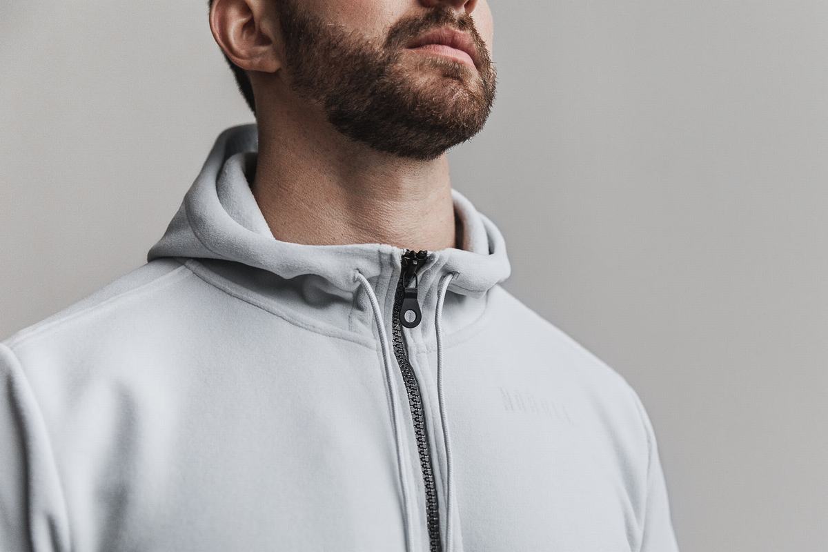Veste Nobull Arctic Zip-up Homme Grise | RQ1637849