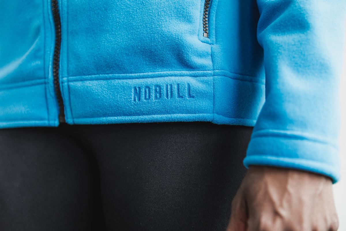 Veste Nobull Arctic Zip-up Neon Femme Bleu | QU7963582