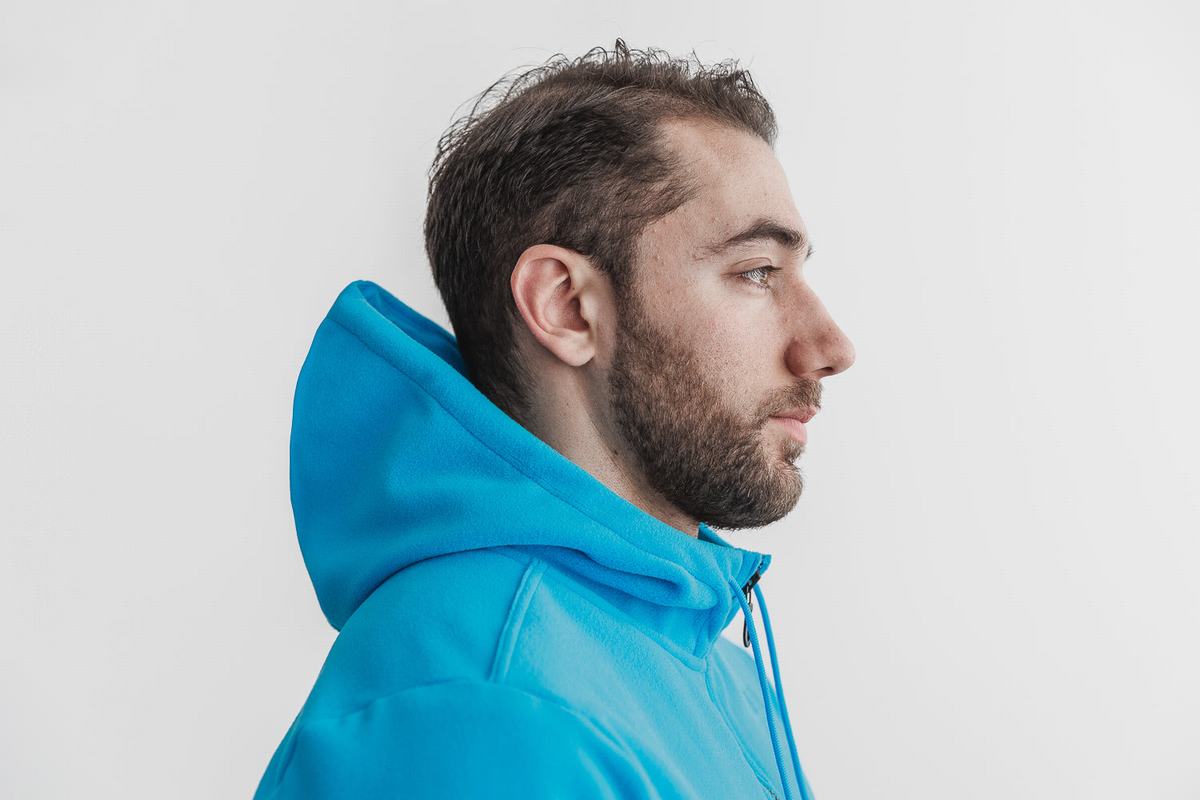 Veste Nobull Arctic Zip-up Neon Homme Bleu | ET9058672