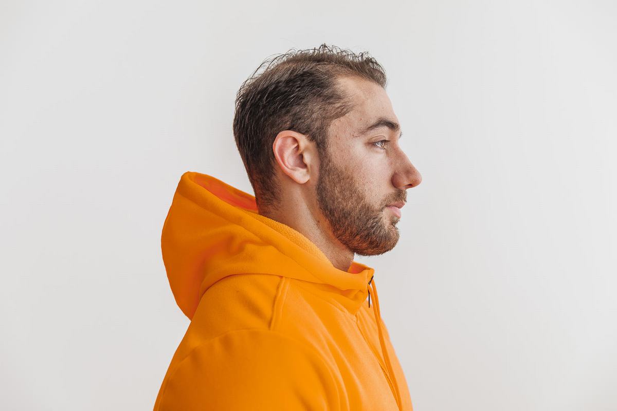 Veste Nobull Arctic Zip-up Neon Homme Orange | YN1287460