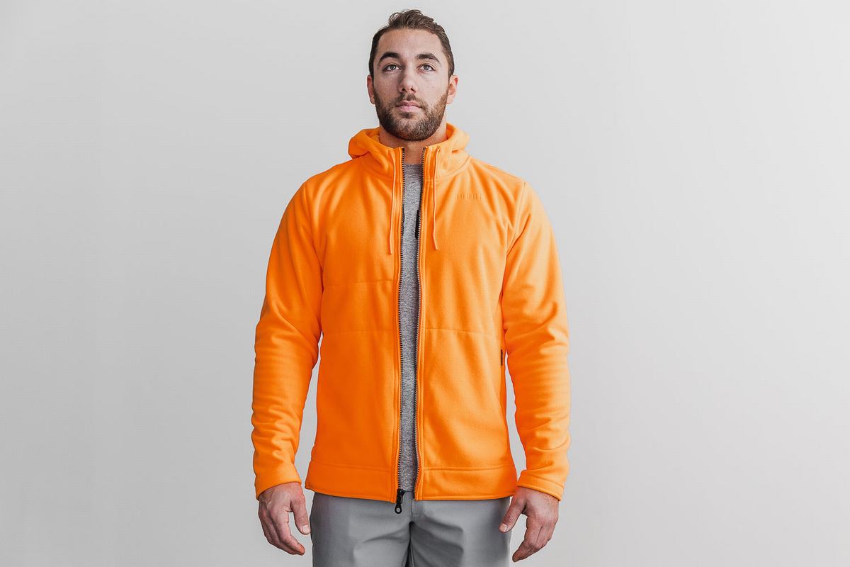 Veste Nobull Arctic Zip-up Neon Homme Orange | YN1287460