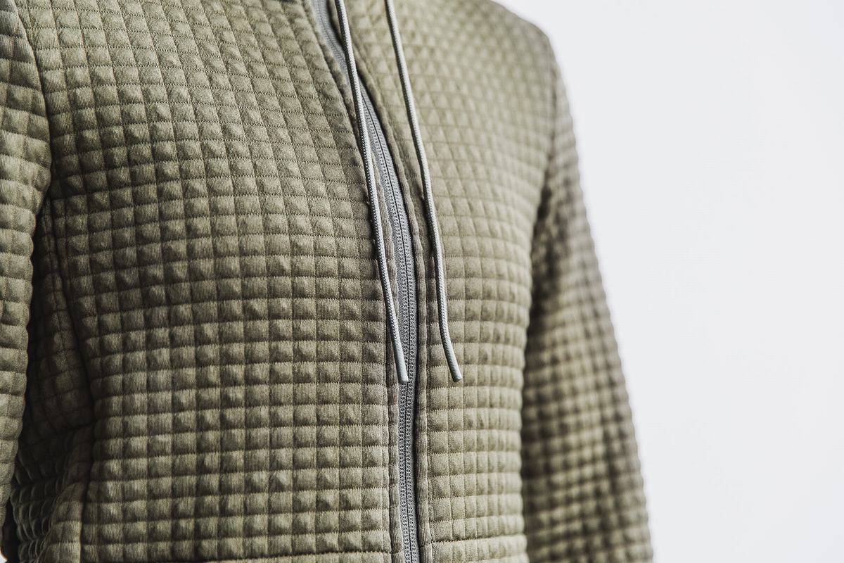Veste Nobull Quilted Zip-up Femme Vert | DZ7519426