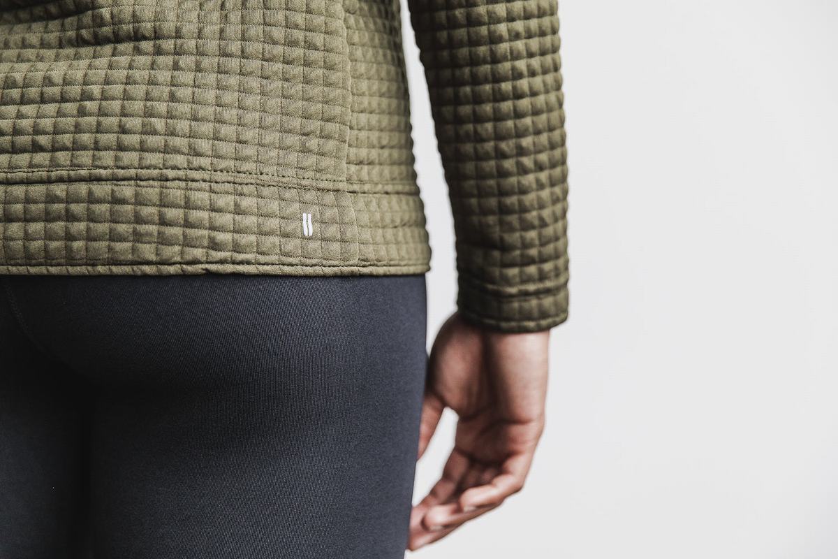 Veste Nobull Quilted Zip-up Femme Vert | DZ7519426